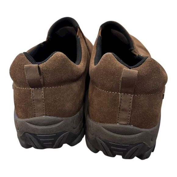 Bearpaw Men’s “Max” Brown Suede Leather Slip-on Shoes with Box 11